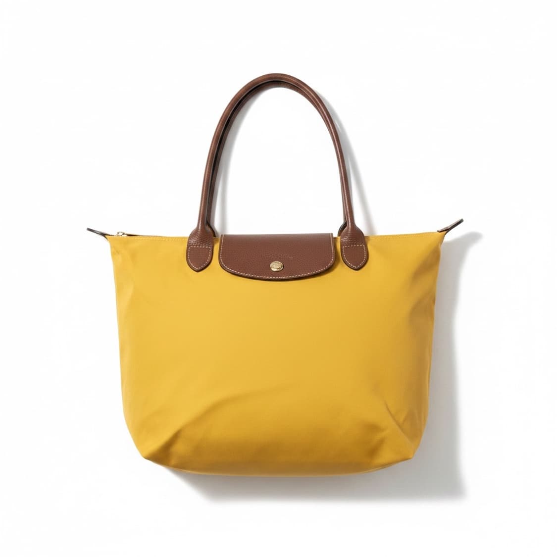 롱샴 르 플리아쥬 토트백 머스타드 상품이미지1