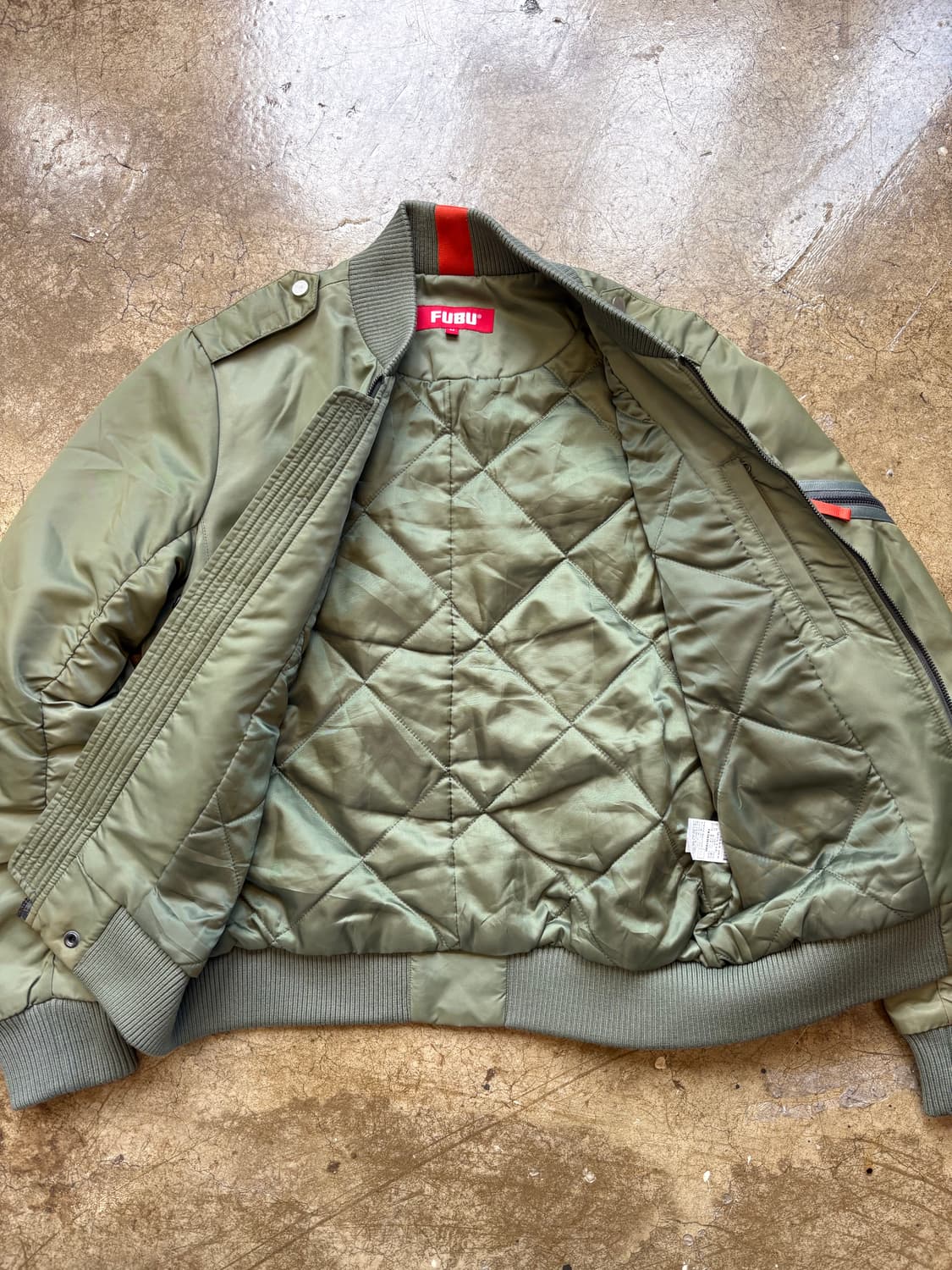 후부 FUBU MA-1 항공 점퍼 상품이미지3