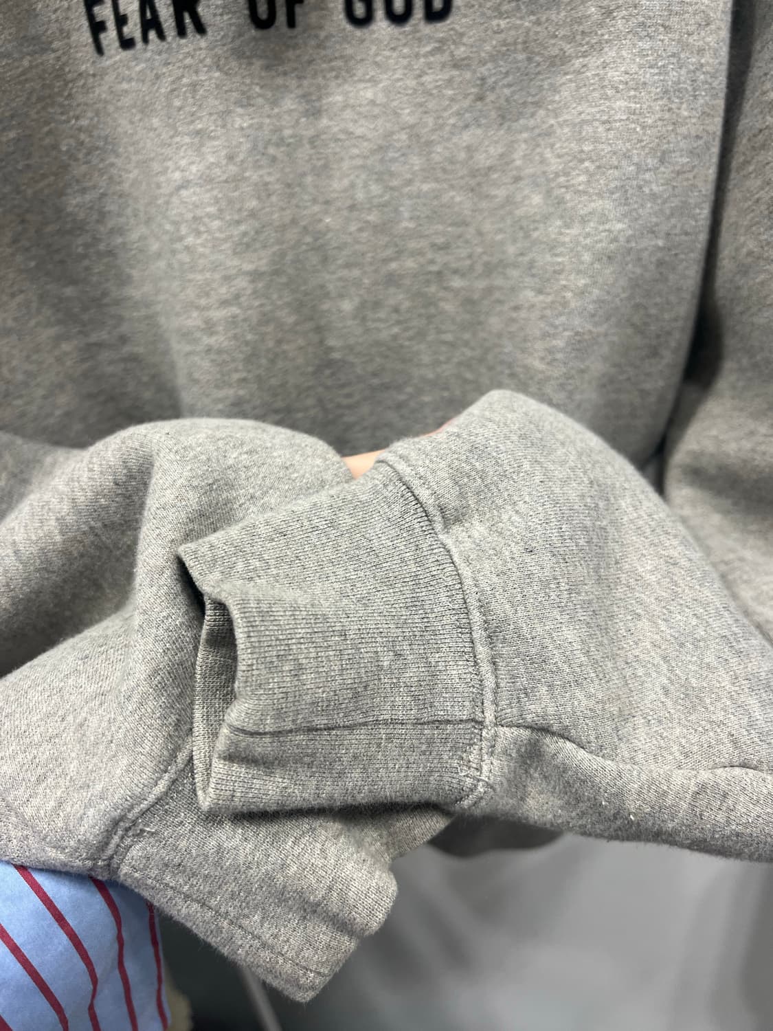 (S) 에센셜 후드티 다크오트밀 상품이미지5