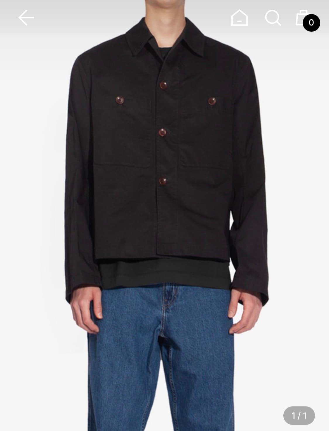 르메르 밀리터리 오버셔츠 싸게 팝니다. 상품이미지1