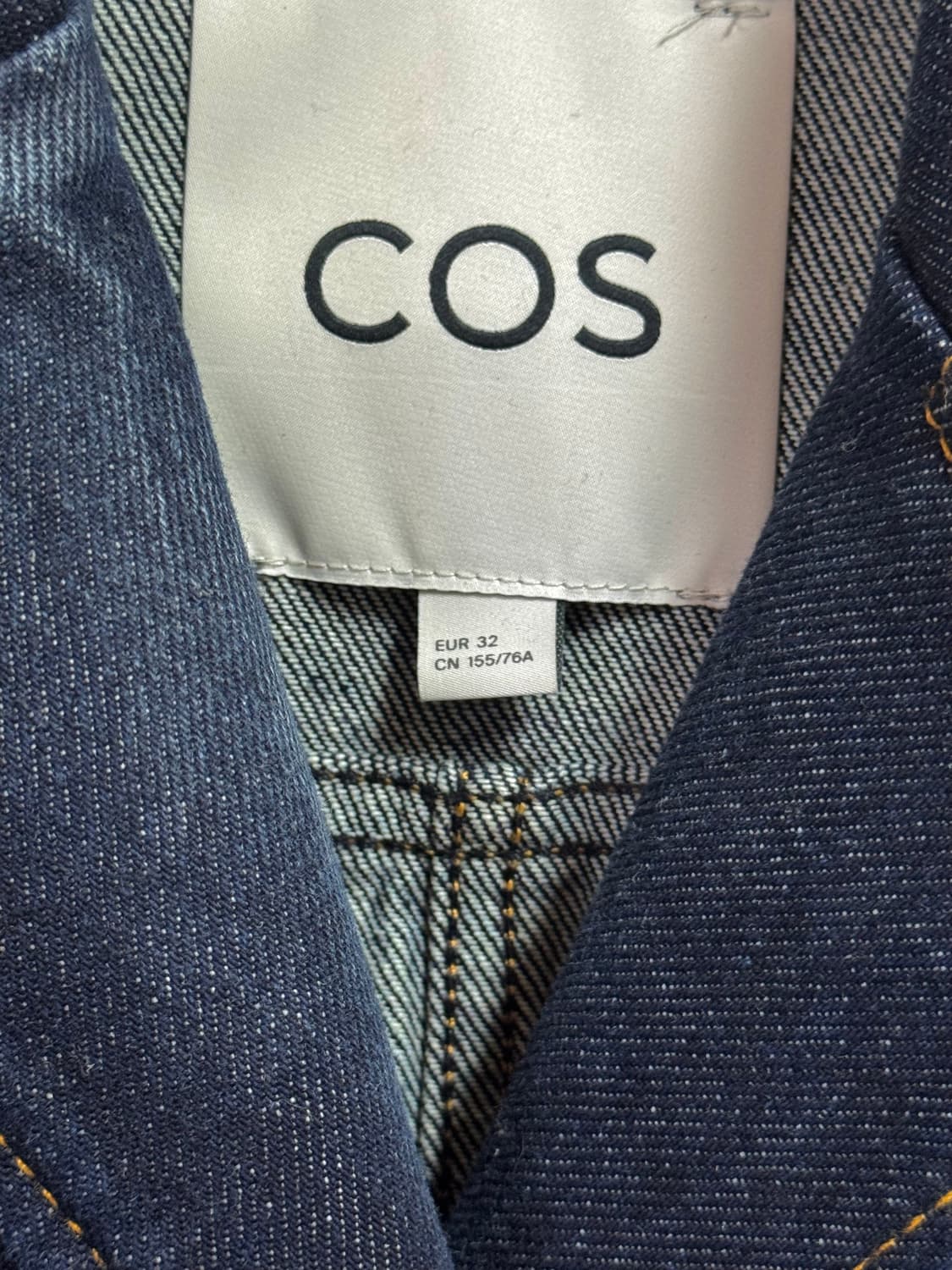 COS 코스 데님 자켓 다크 네이비 EUR 32 상품이미지2