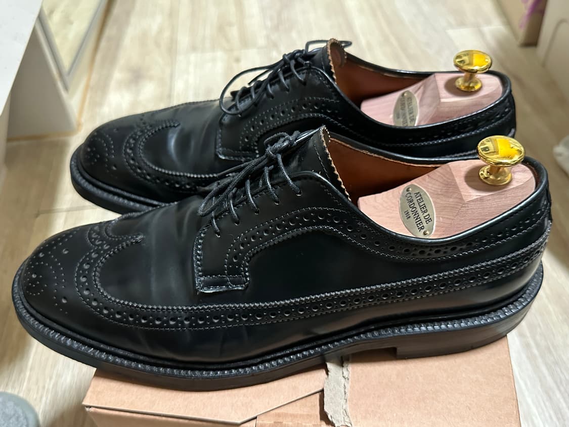 알든9751 코도반 블랙 8.5D 상품이미지2