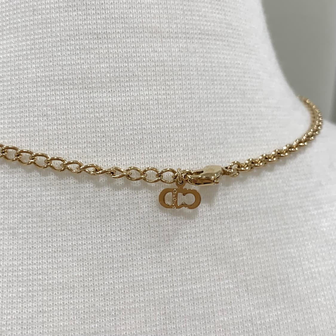 크리스찬 디올 DIOR 볼드 펜던트 체인 골드 여성 빈티지 목걸이 상품이미지7