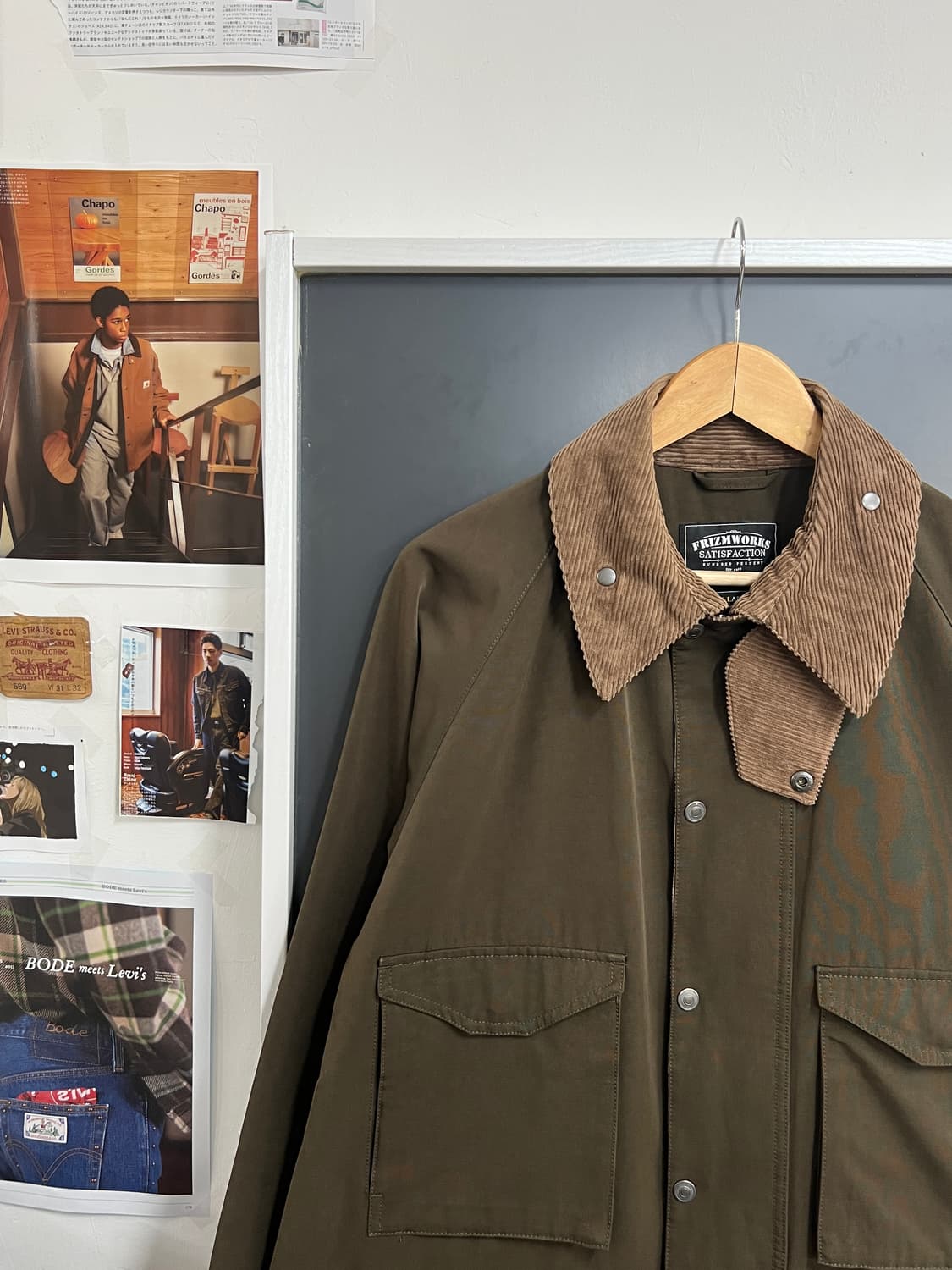 Frizm Works 프리즘웍스 헤리티지 올리브 헌팅 자켓 상품이미지1