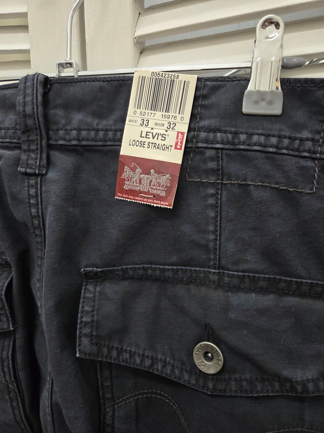 리바이스 블랙 카모플라쥬 카고 팬츠 상품이미지8