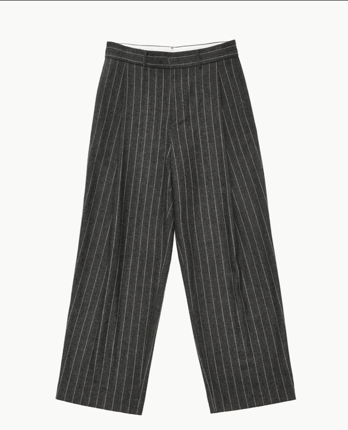 아모멘토 스트라이프 울 팬츠 상품이미지1