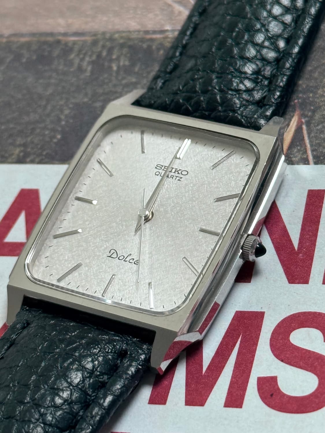 Seiko 세이코 Dolce 스노우 플레이크 카보숑 크라운 1987 상품이미지4