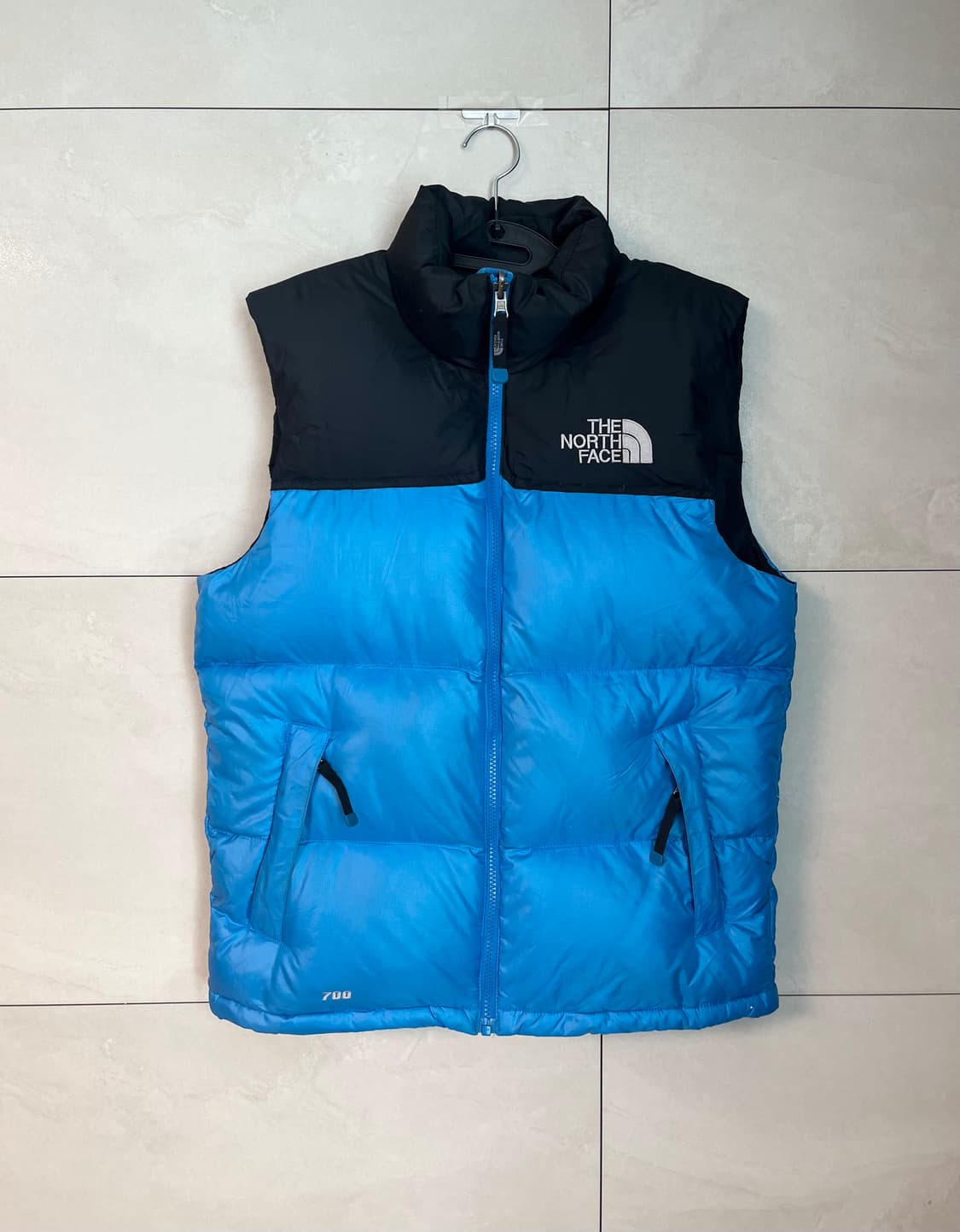 노스페이스 700 눕시 패딩 조끼 베스트 블루 [90] 상품이미지1