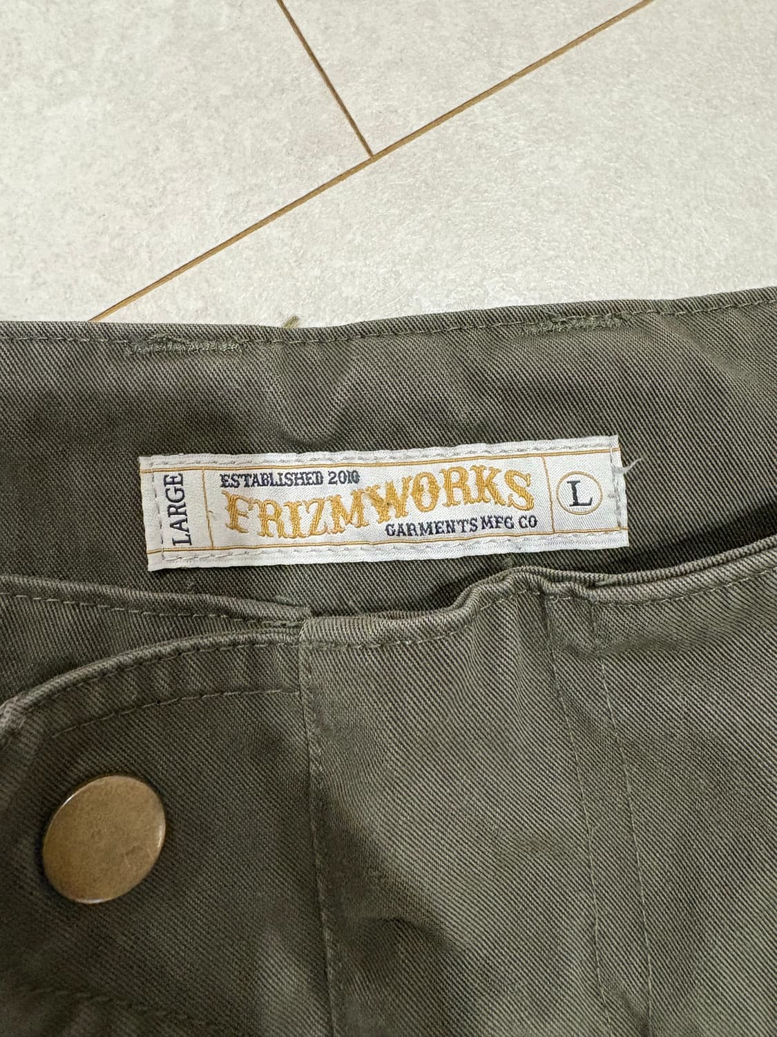 프리즘웍스 CN 플라이트 팬츠 올리브 상품이미지6