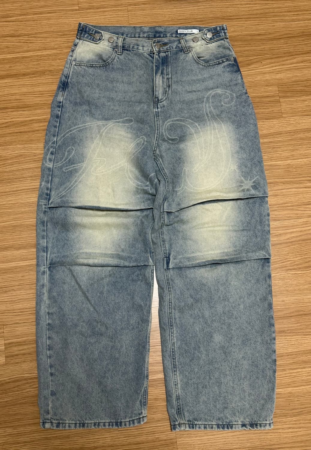 팬시클럽 엔젤 빈티지 워싱 핀턱팬츠 2 상품이미지2