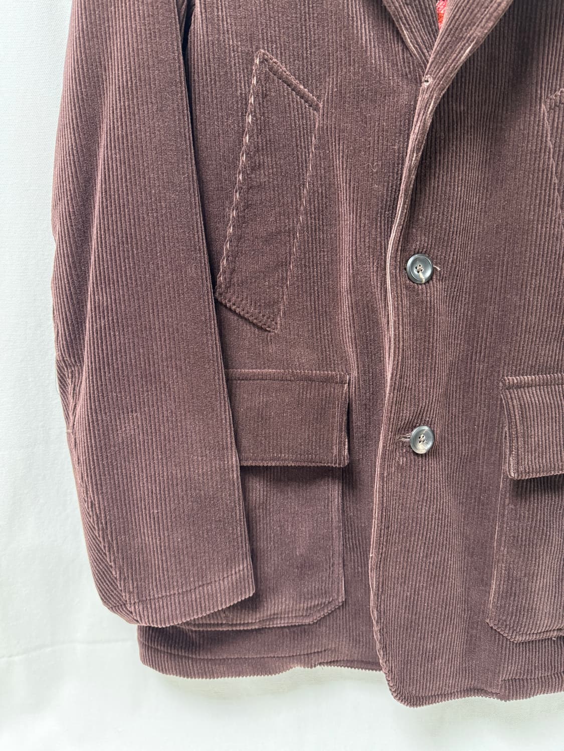 Drake's 드레익스 코듀로이 게임스 코트 브라운 38 상품이미지4