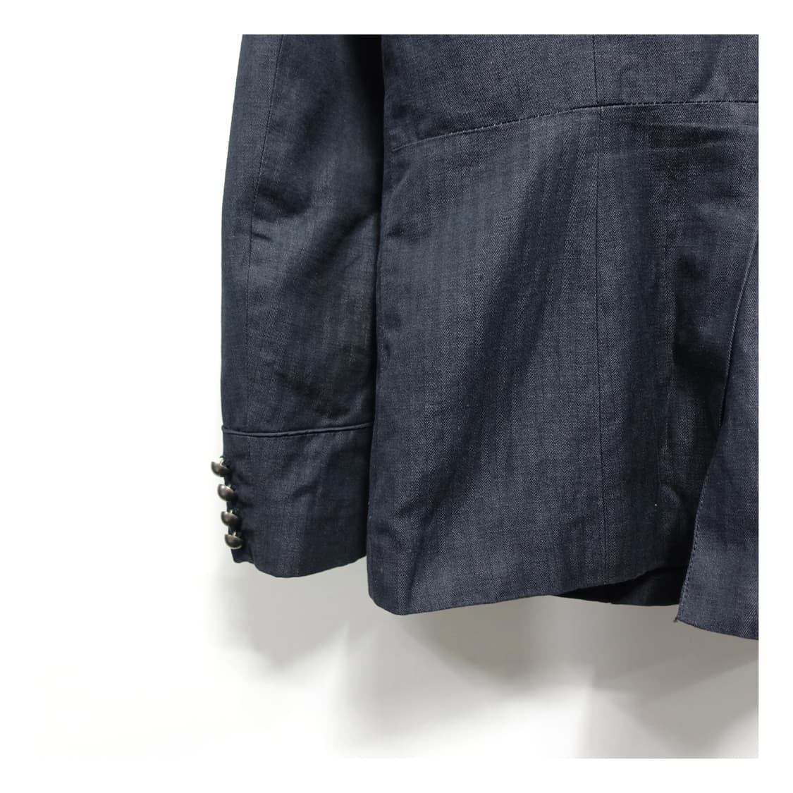 [48]H&M 에이치엔엠 아카이브 가공 린넨코튼 나폴레옹 자켓 상품이미지7