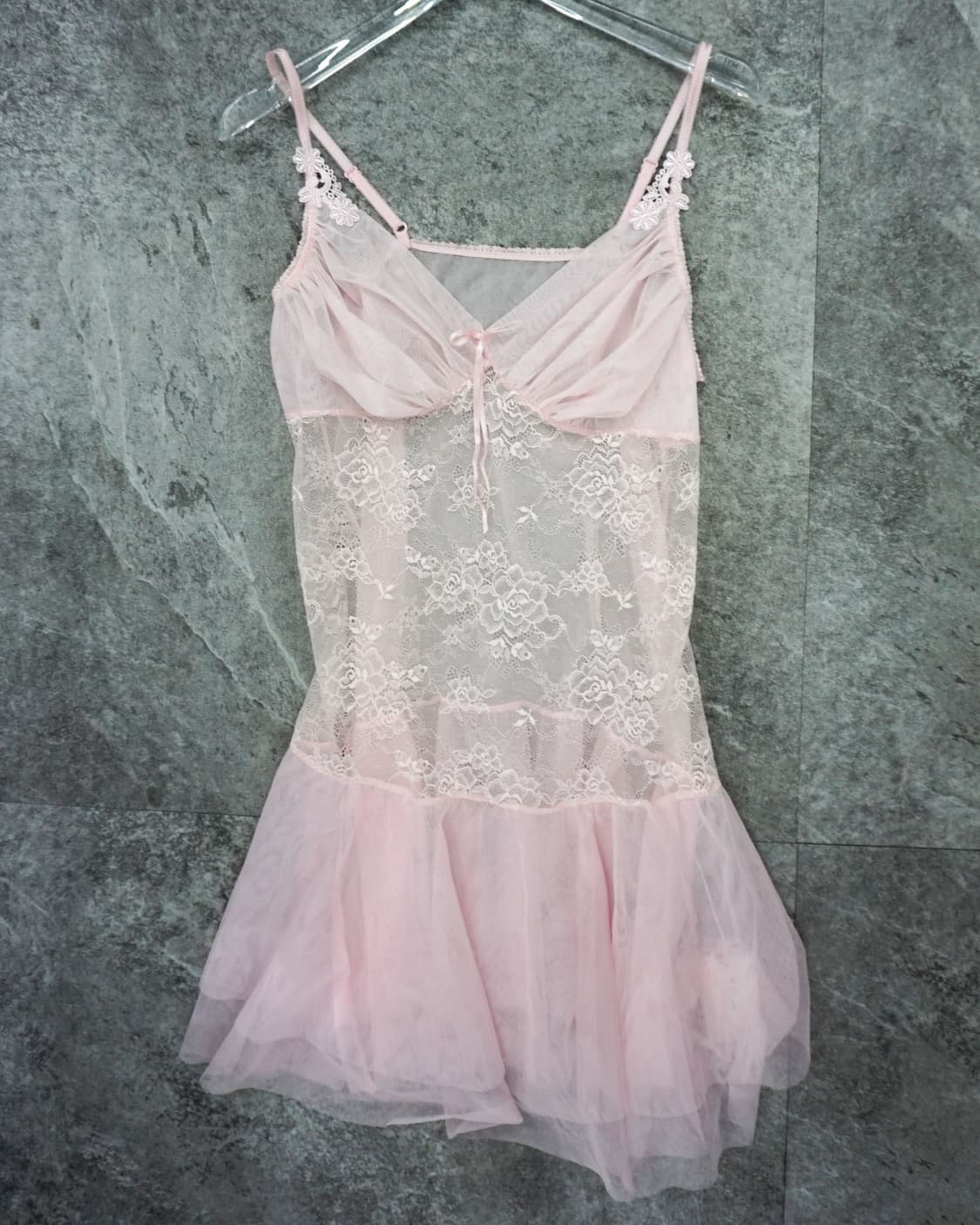 Pink Lace Slip 상품이미지1