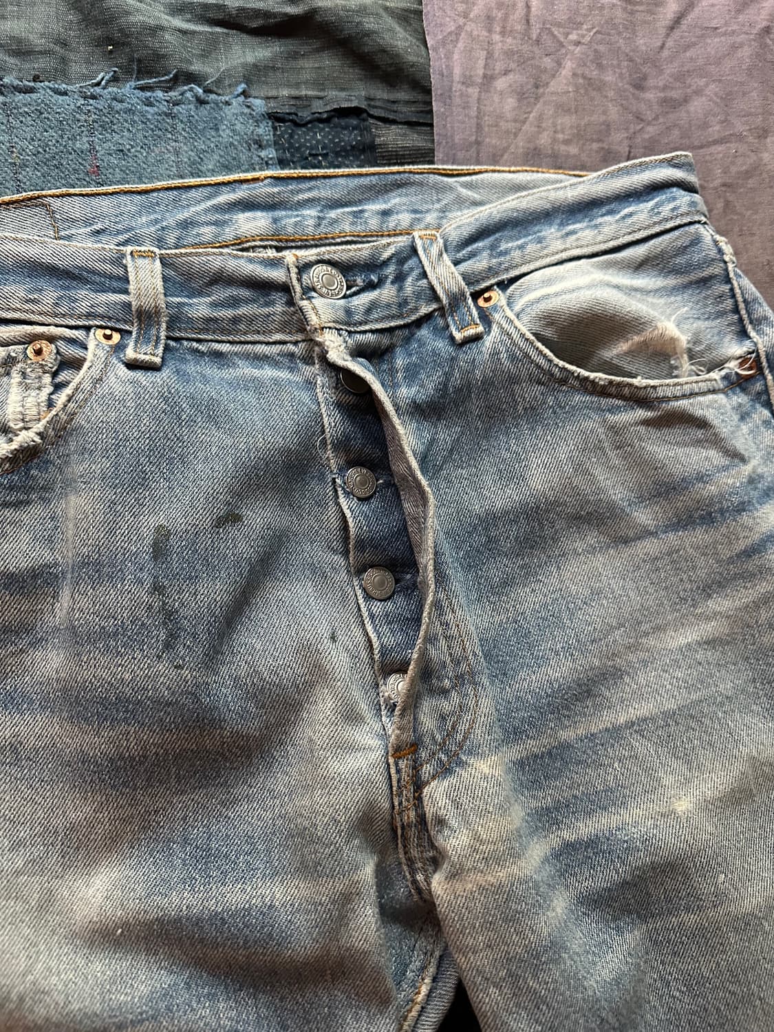 90s USA Vintage Levis 501XX Denim Pants 상품이미지4