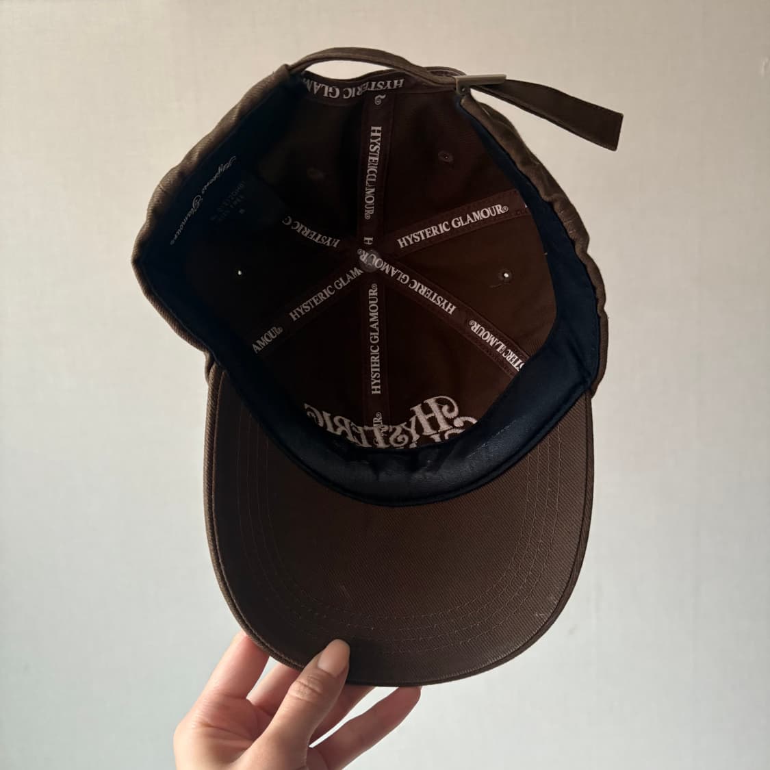 Hysteric glamour brown cap 상품이미지5
