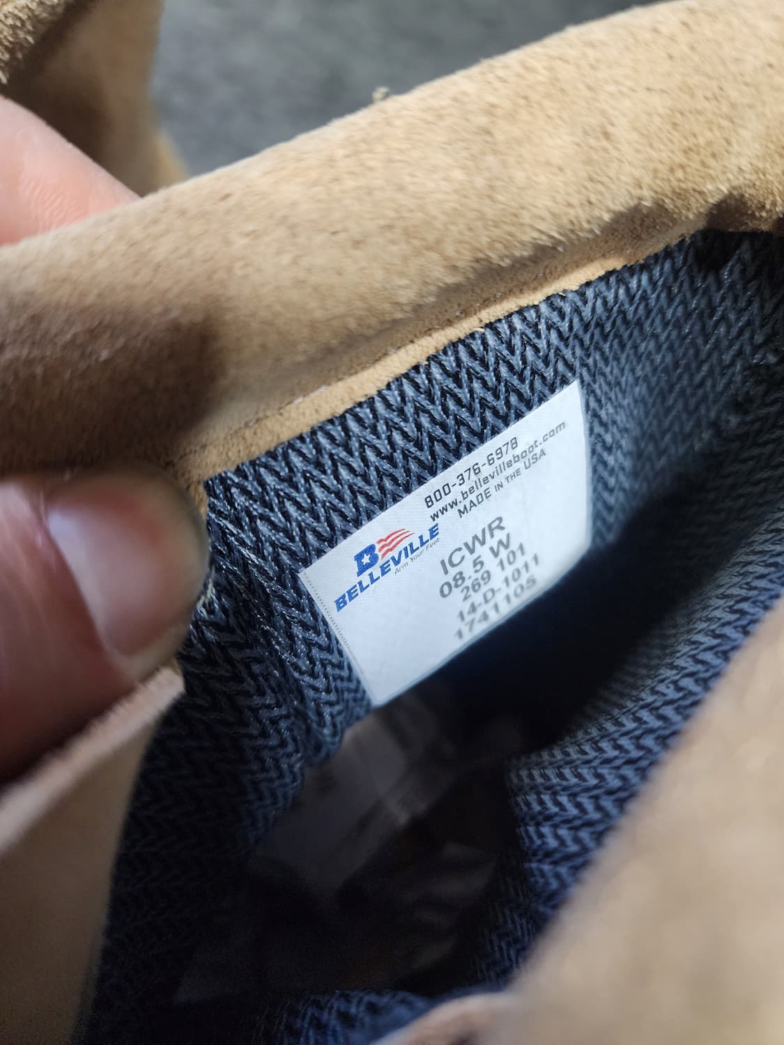 베르빌 벨벳 컴벳 부츠 전술화 사막화 중등산화 상품이미지3