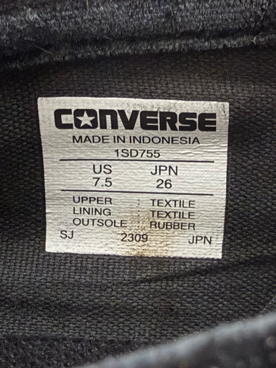 CONVERSE ALL STAR MJ VELVET OX   상품이미지6