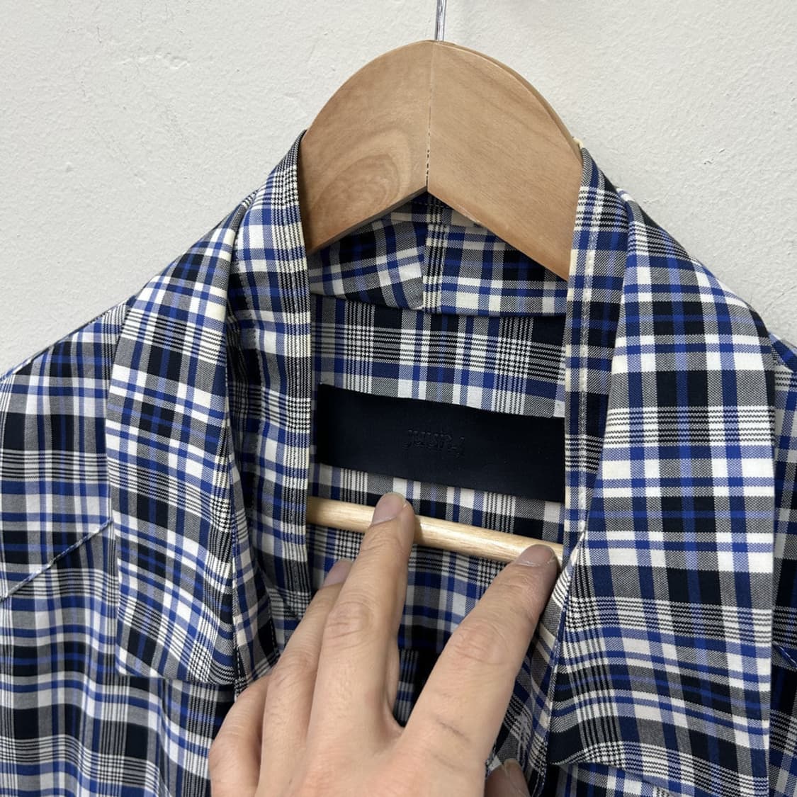 16380 - 준지 더블 레이어드 체크 셔츠 상품이미지3