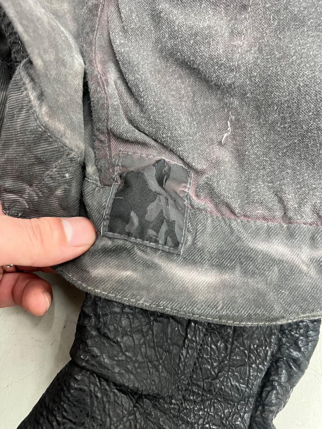 릭오웬스 2010s 하이브리드 레더자켓 상품이미지8