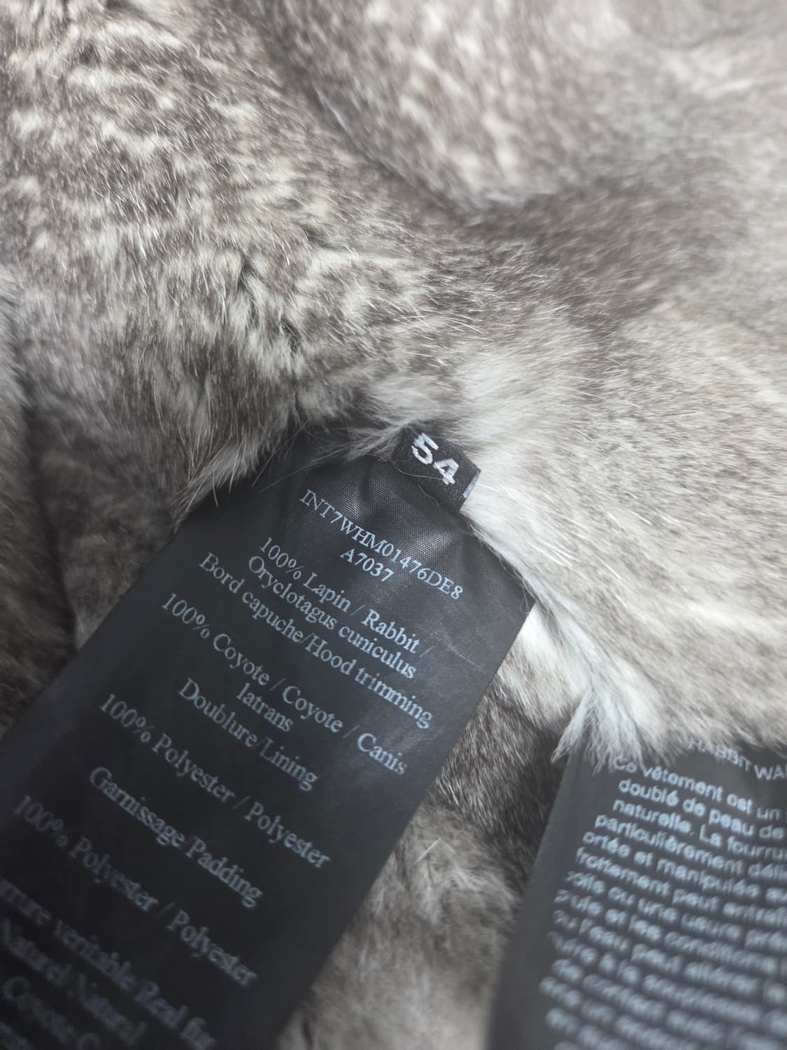 이브살로몬 옴므 코요테 퍼 후드 데님 자켓 54 110 상품이미지10