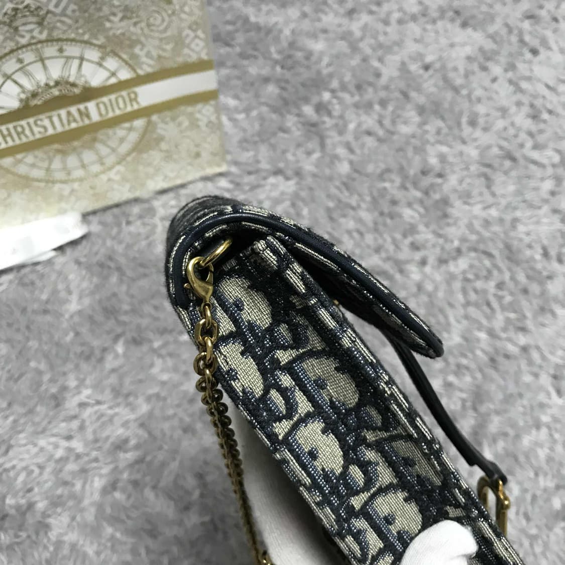 {클로젯}[풀구성 25ss]디올 오블리크 새들 폰 홀더 백 상품이미지10