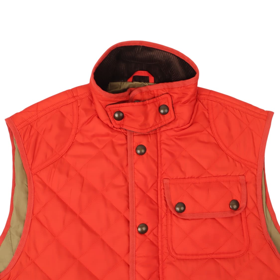 폴로 랄프로렌 오렌지 코듀로이 퀄팅 베스트 상품이미지2