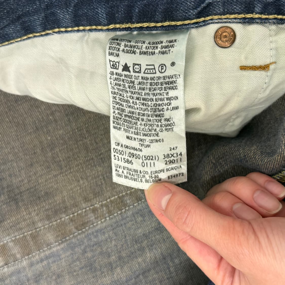 리바이스 501 데님 팬츠 청바지 (1) 상품이미지5