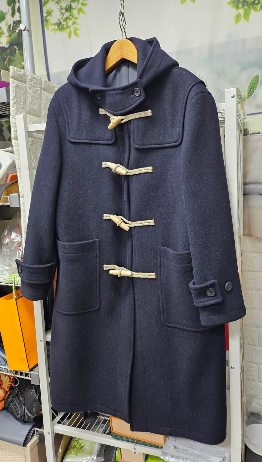 무신사 스탠다드 울 블렌드 24년 남성코트 M 오버핏 떡뽁이 XD56 상품이미지2