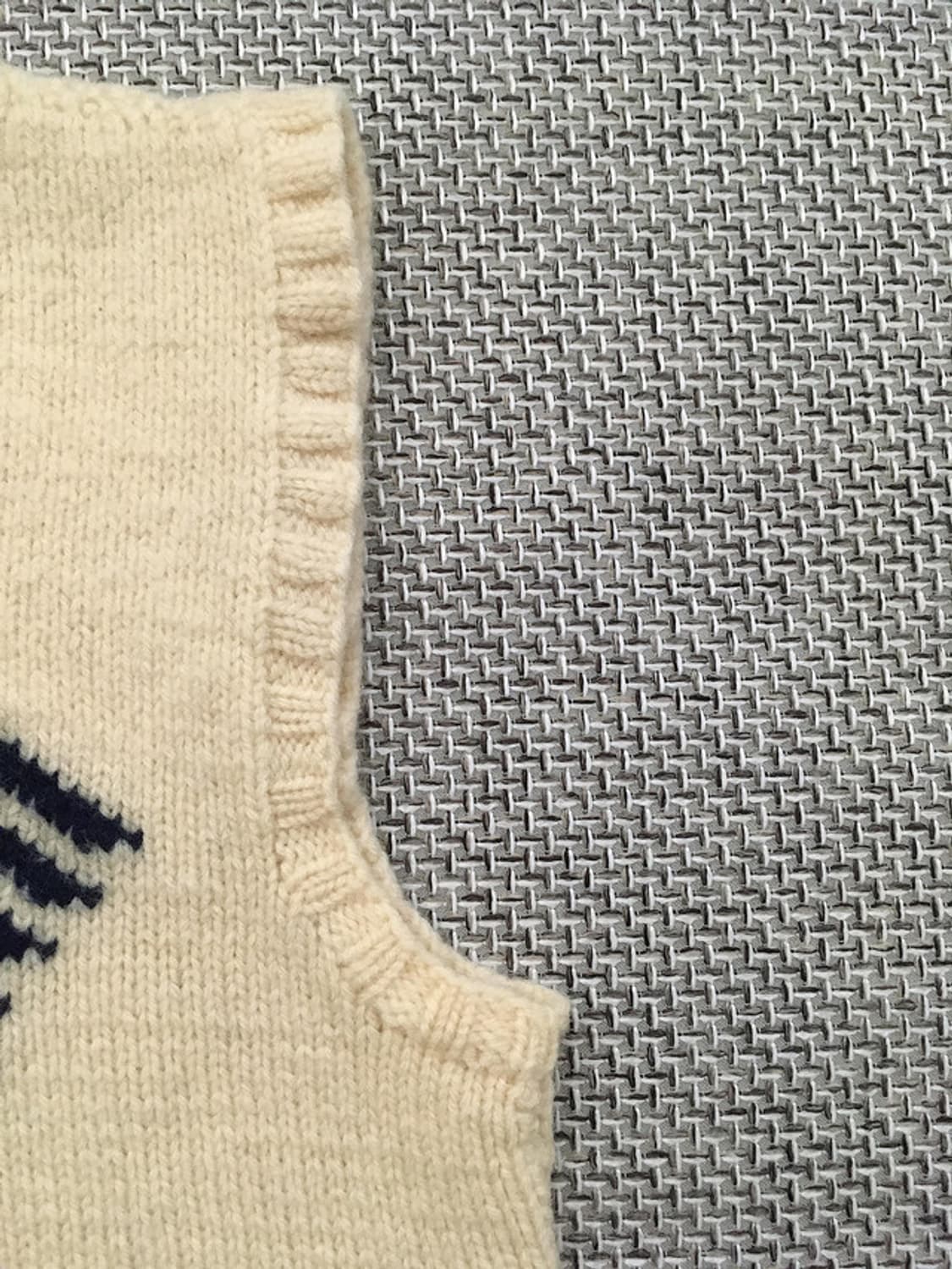 80s original cowichan eagle knitted vest 상품이미지3