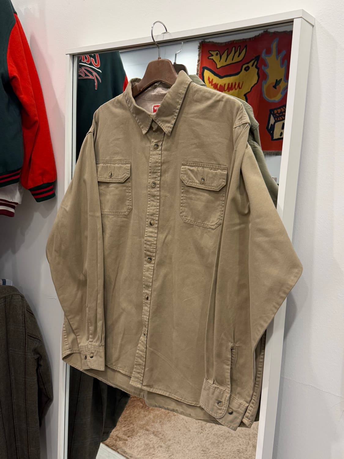 Wrangler 랭글러 투포켓 워크 셔츠 상품이미지1