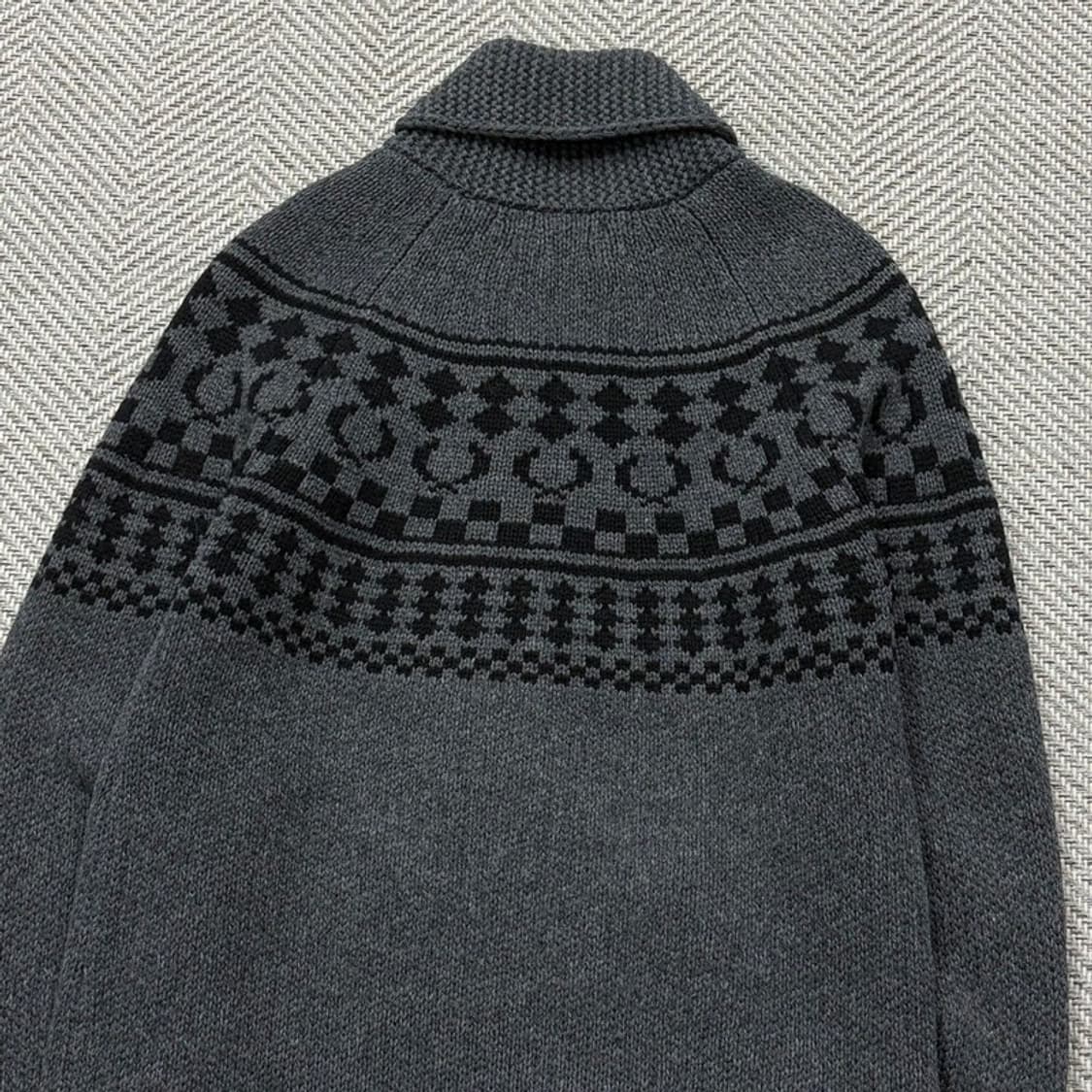 프레드페리 숄카라 니트 집업 v2358 상품이미지4