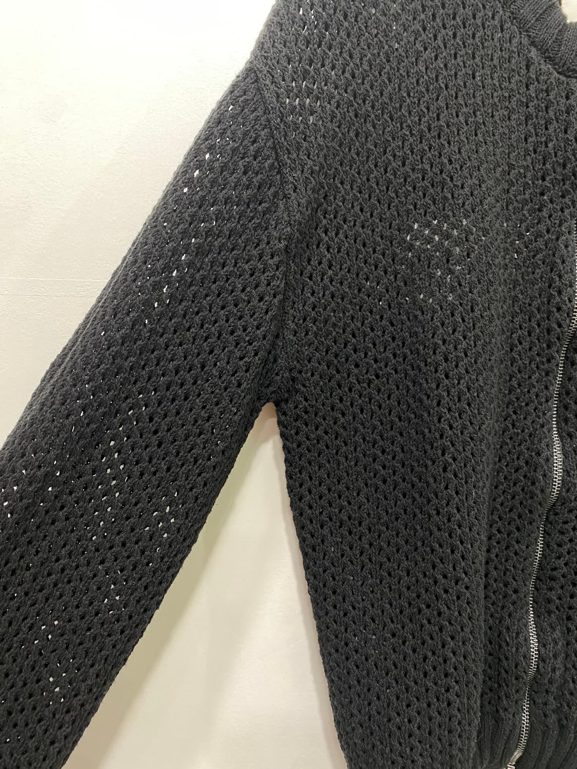 마뗑킴 백로고 니트집업 F 상품이미지3