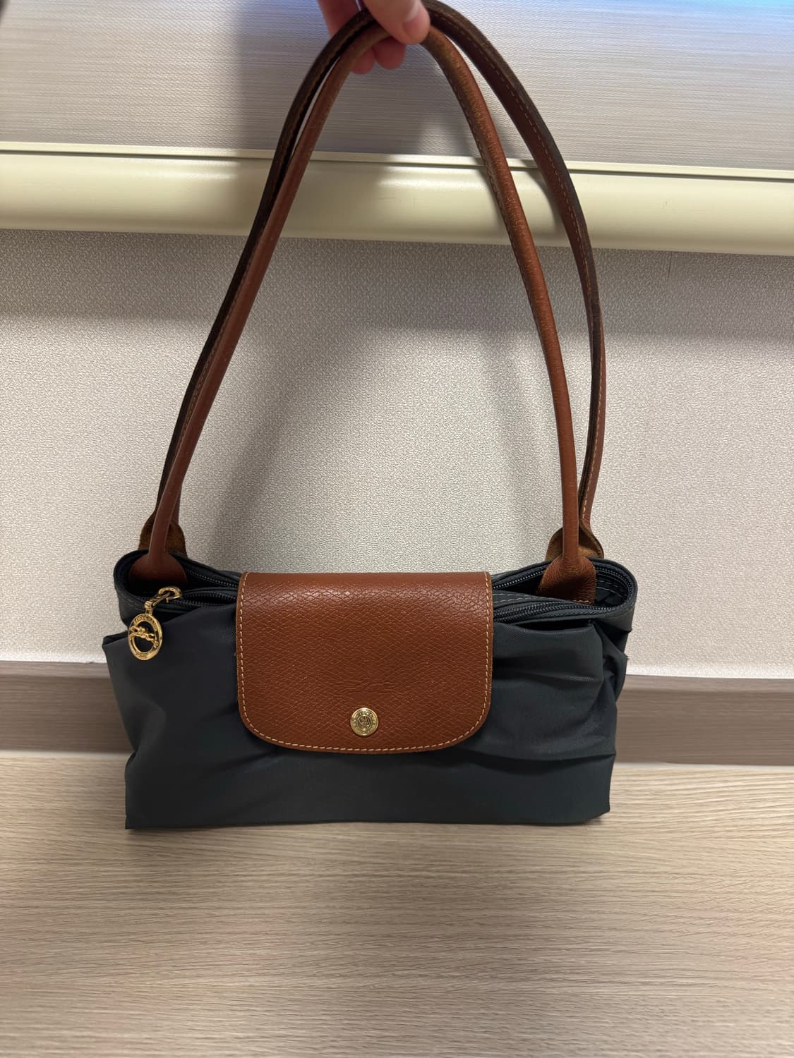 롱샴 르 플리아쥬 오리지널 숄더백 L사이즈 (청록/딥그린) 상품이미지4