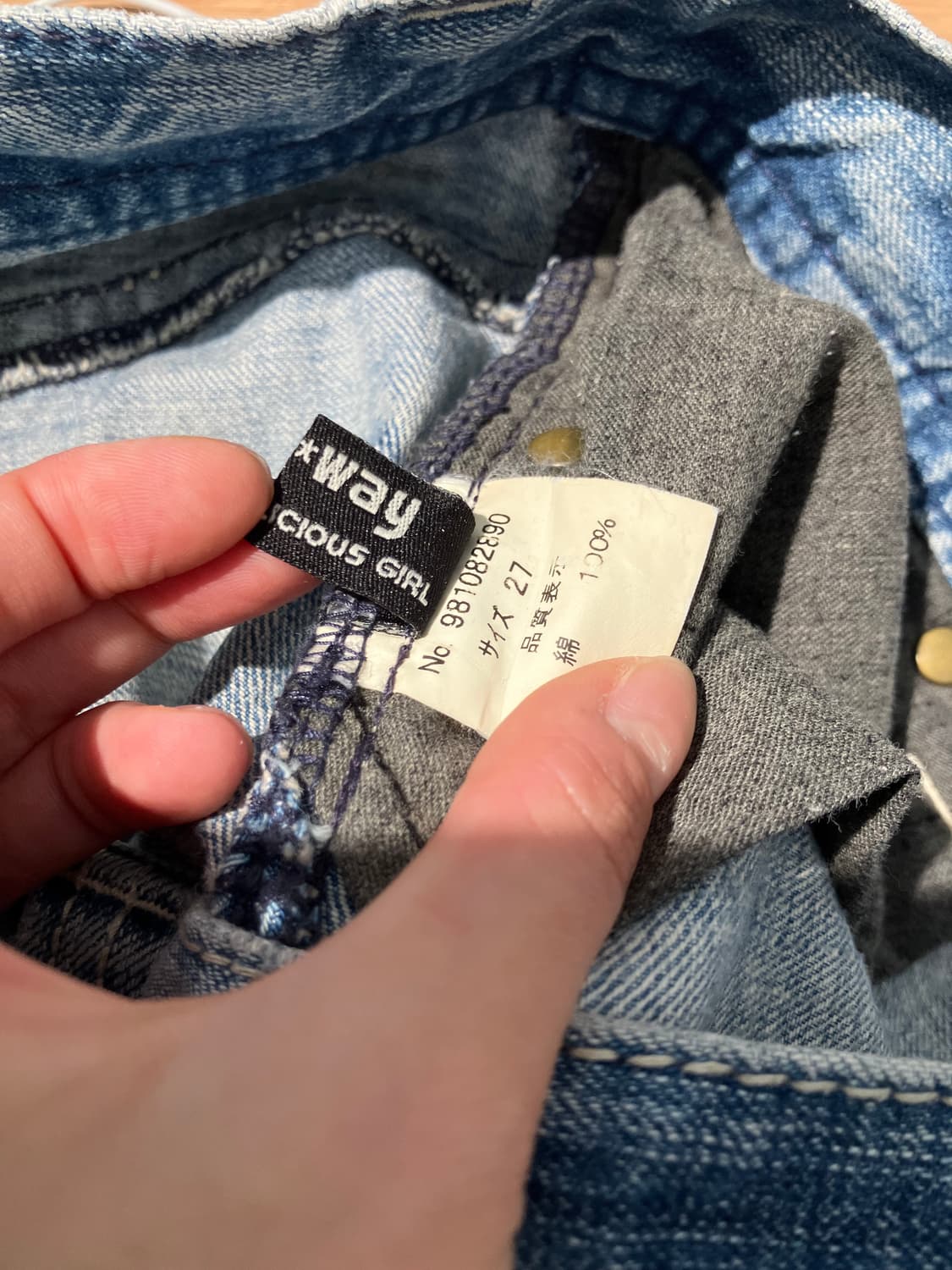 One*way 데님 하프 팬츠 27  상품이미지7