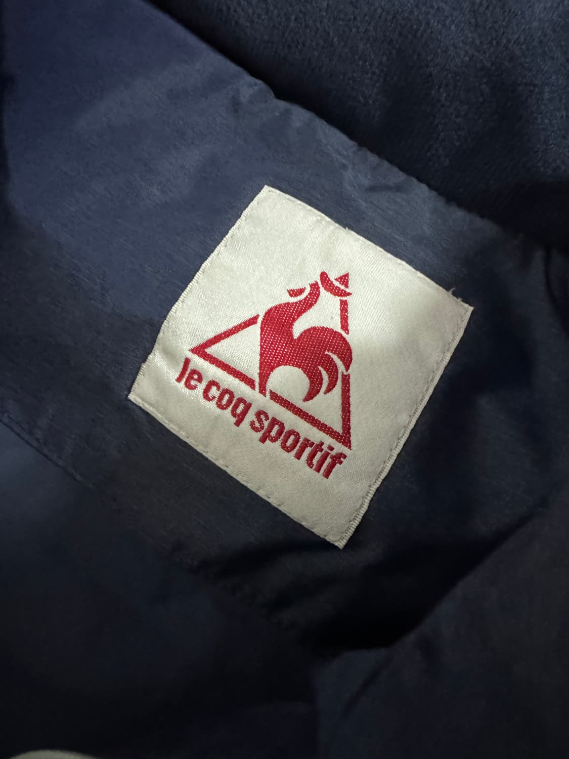 르꼬끄 스포르티브 덕 다운 패딩 조끼 L 네이비 상품이미지4