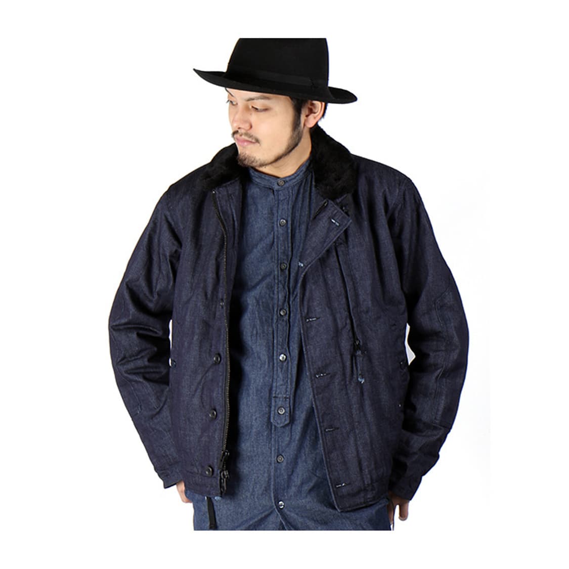 엔지니어드가먼츠 데님 N-1 덱자켓 L(103)사이즈 상품이미지2