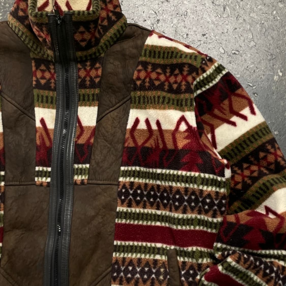 100 뉴질랜드 빈티지 램스킨 나바호 후리스  상품이미지2