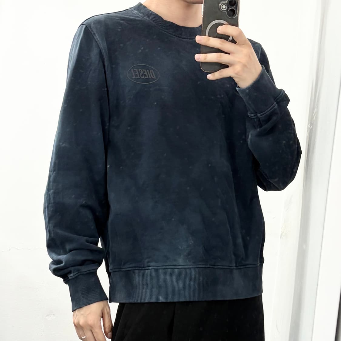 디젤 신형 타이다이 워시드 맨투맨 상품이미지3