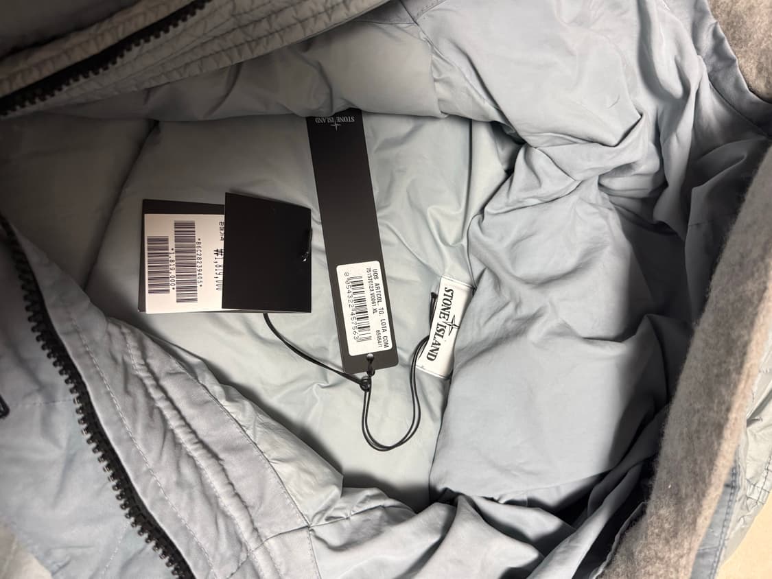 스톤아일랜드 크링클랩스 후드 롱 패딩 상품이미지5