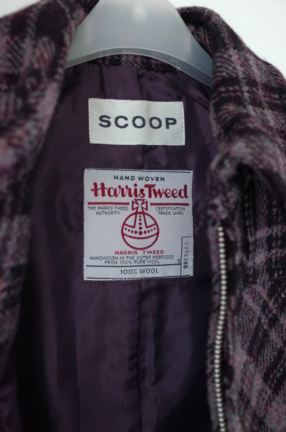 해리스 트위드 울 자켓 상품이미지2