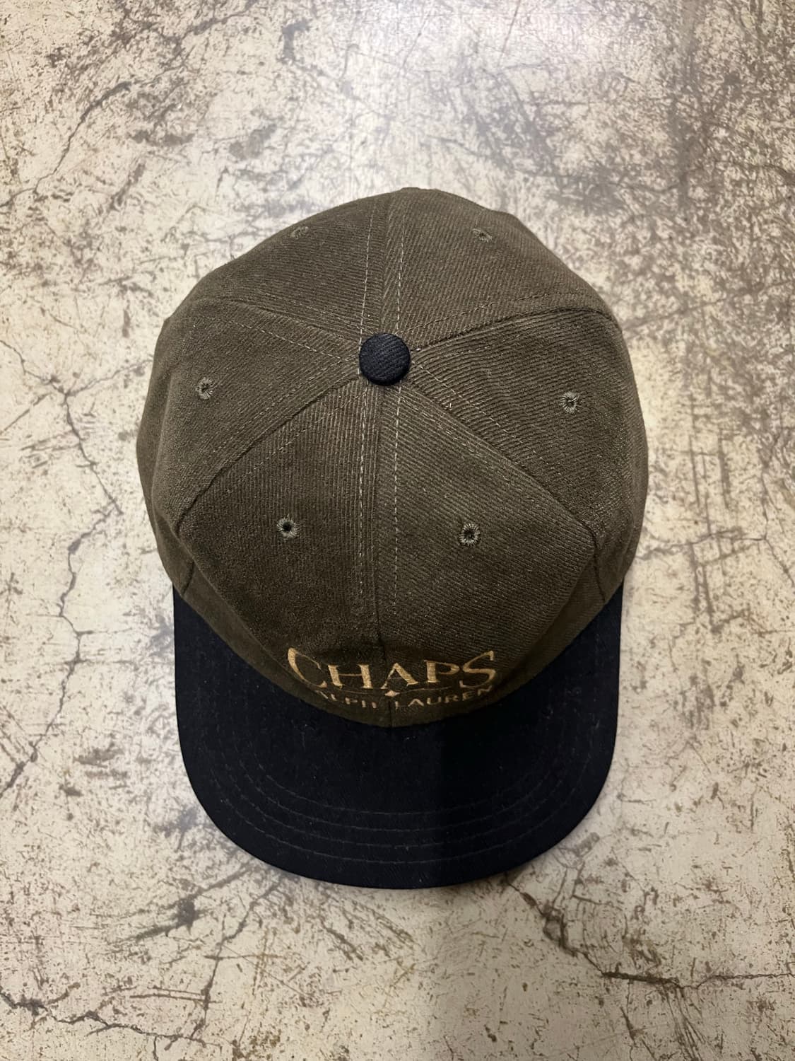 90s 챕스 랄프로렌  캡모자 카키/네이비 상품이미지3