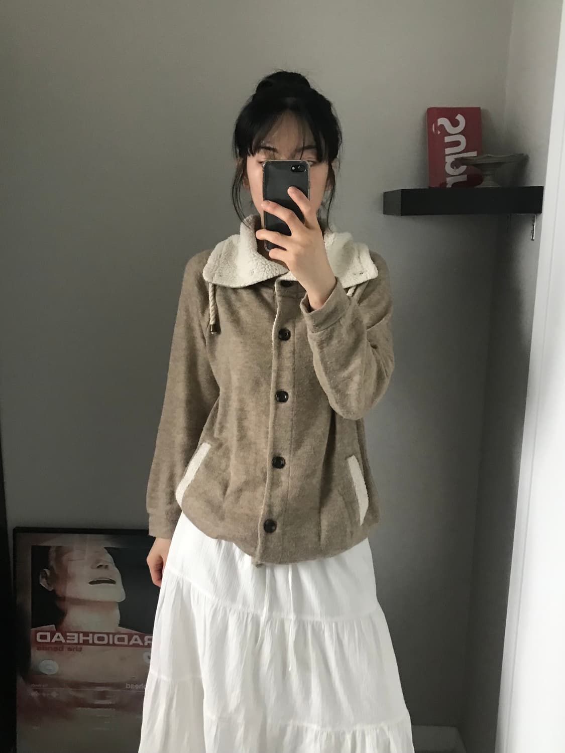 일본 JPN 빈티지 쉐르파 버튼 집업 상품이미지2