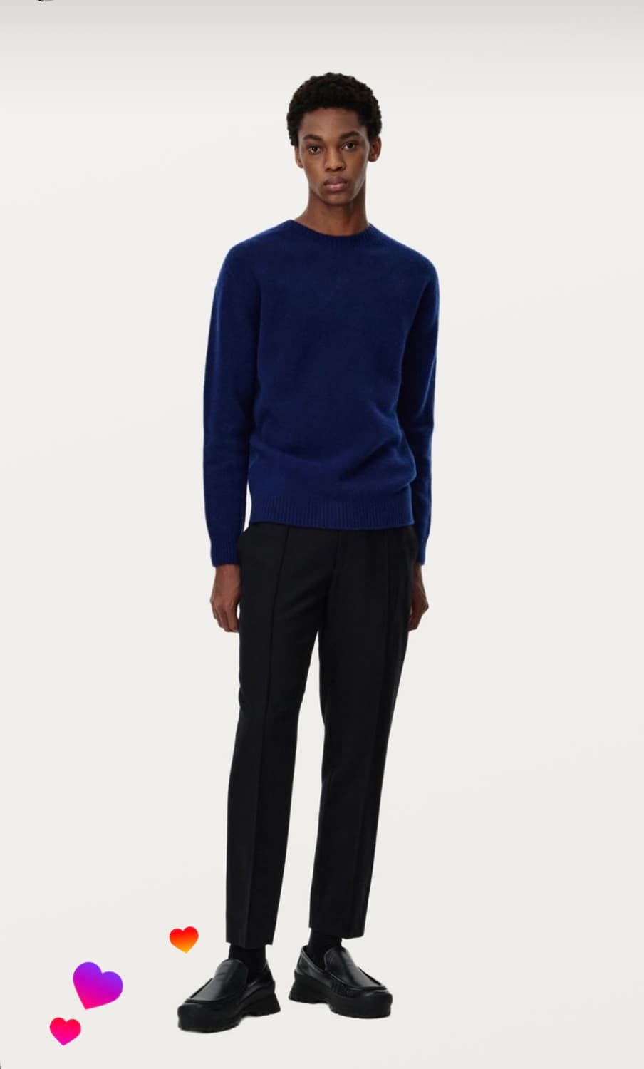 솔리드옴므 라운드넥 네이비 니트52 상품이미지7