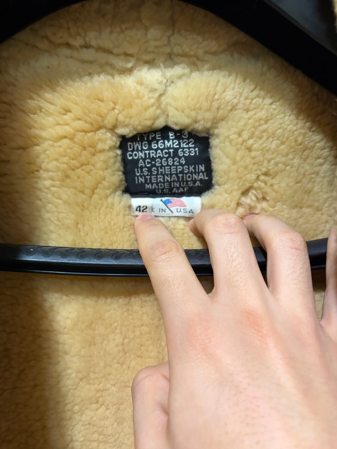 B-3 무스탕 자켓 상품이미지3