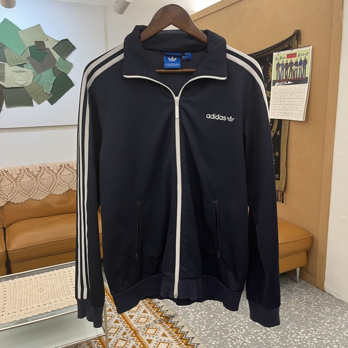 아디다스 베켄바우어 빈티지 캐주얼 져지 집업 100 C10971 상품이미지3