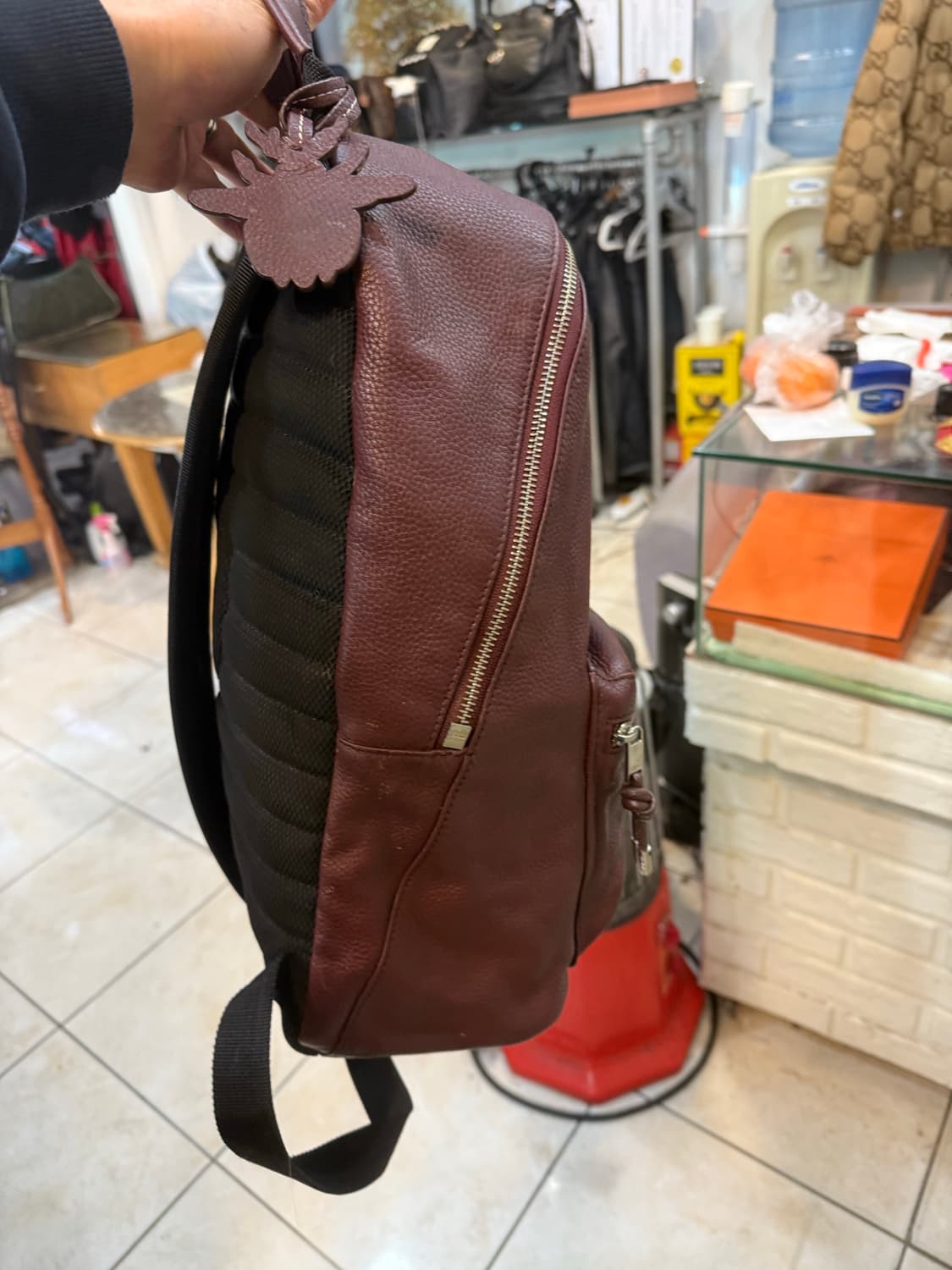 정품 디올옴므 아뜰리에 시그니처 프린트 백팩 팝니다 상품이미지5