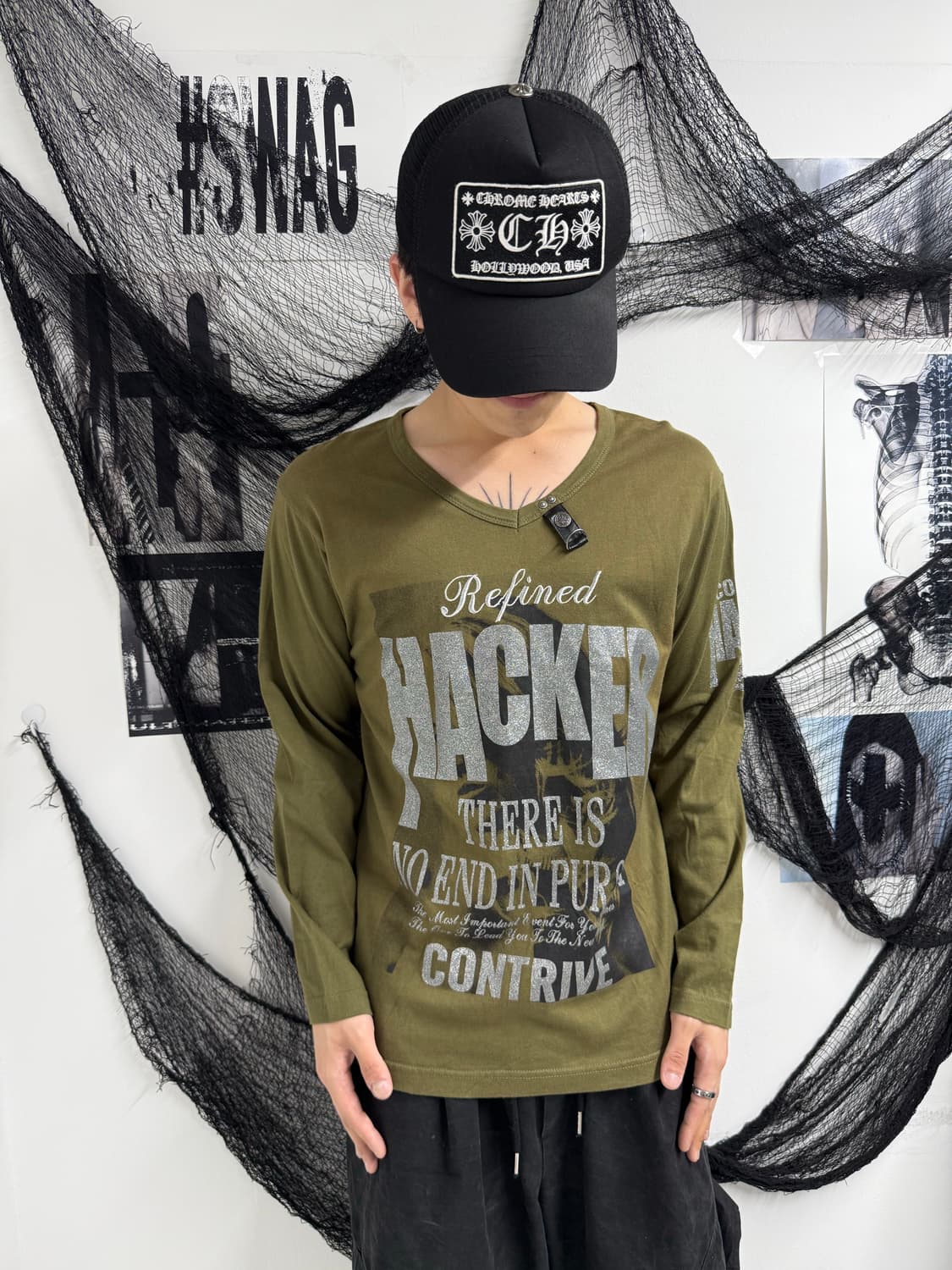 00s mood lettering detail longsleeve 상품이미지5