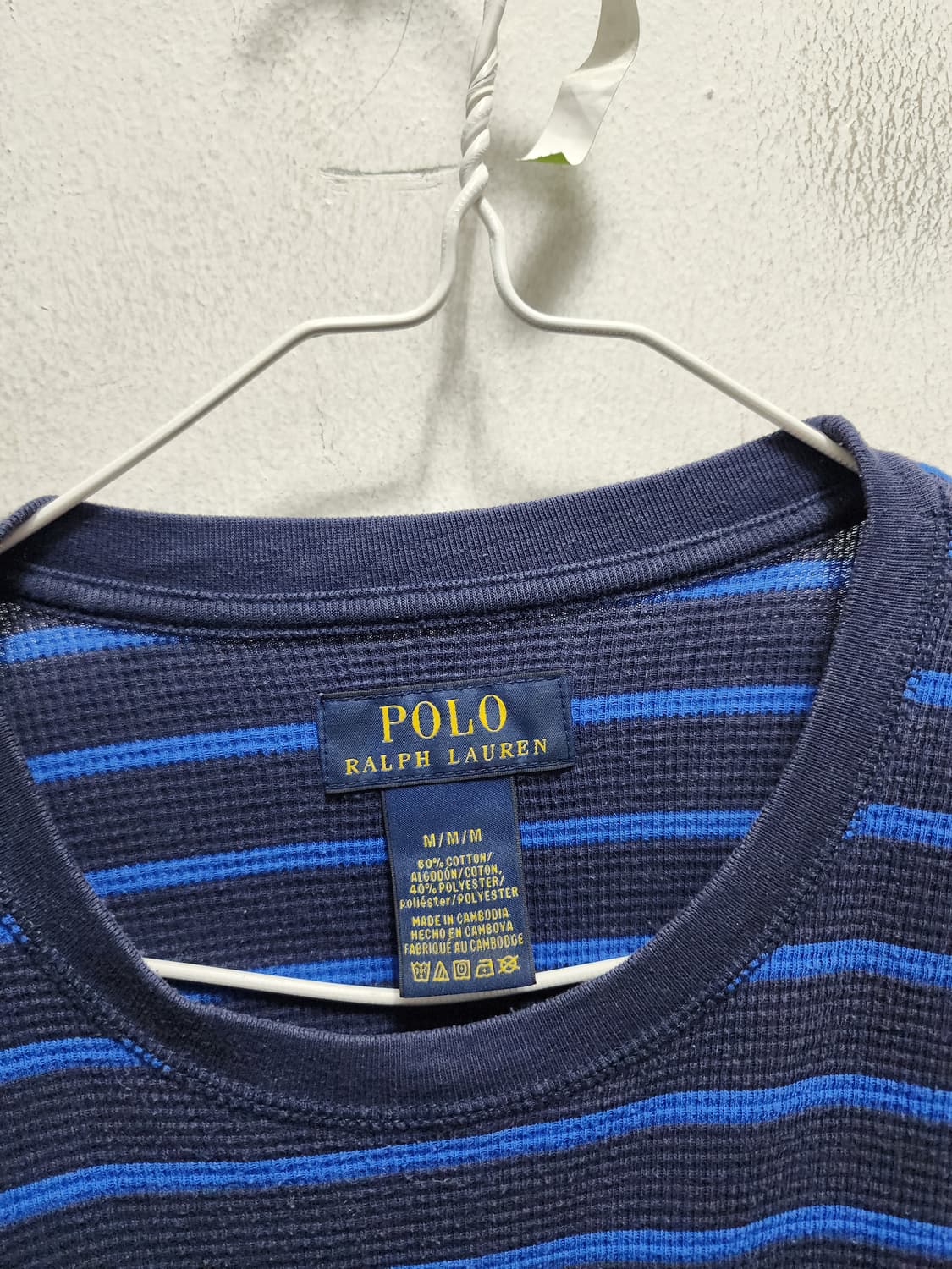 폴로 랄프로렌 스트라이프 와플티 상품이미지3