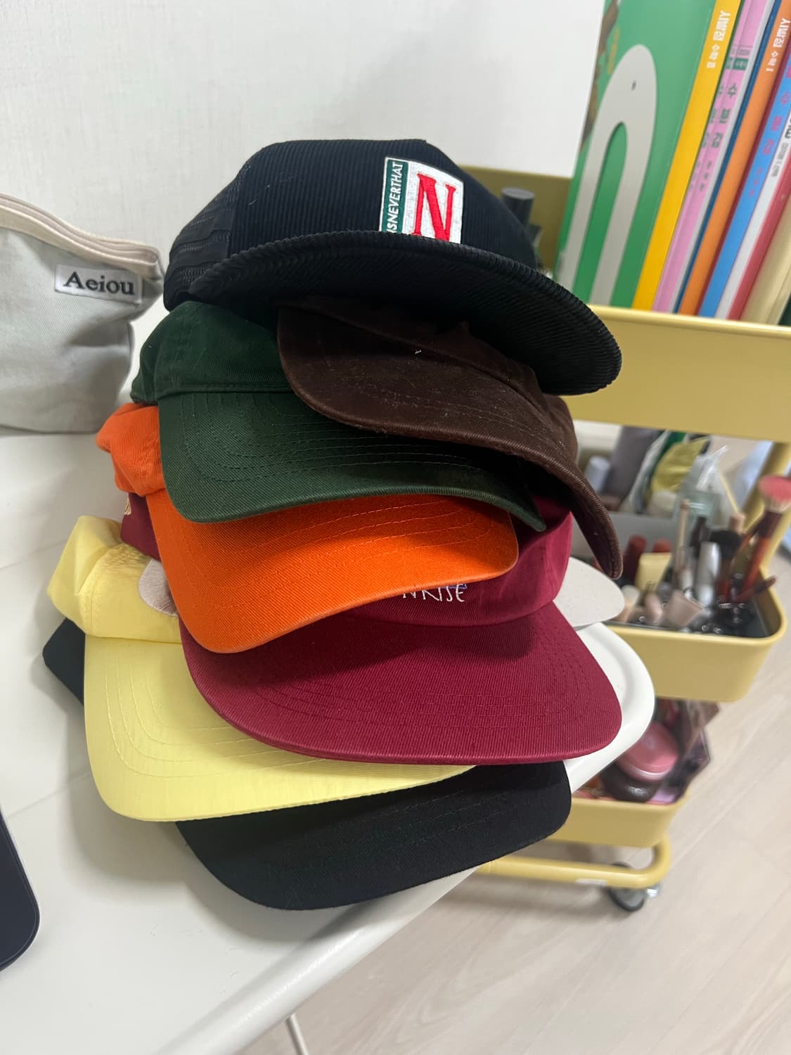 디스이즈네버댓 N-Pin Corduroy Mesh Trucker Cap  상품이미지4