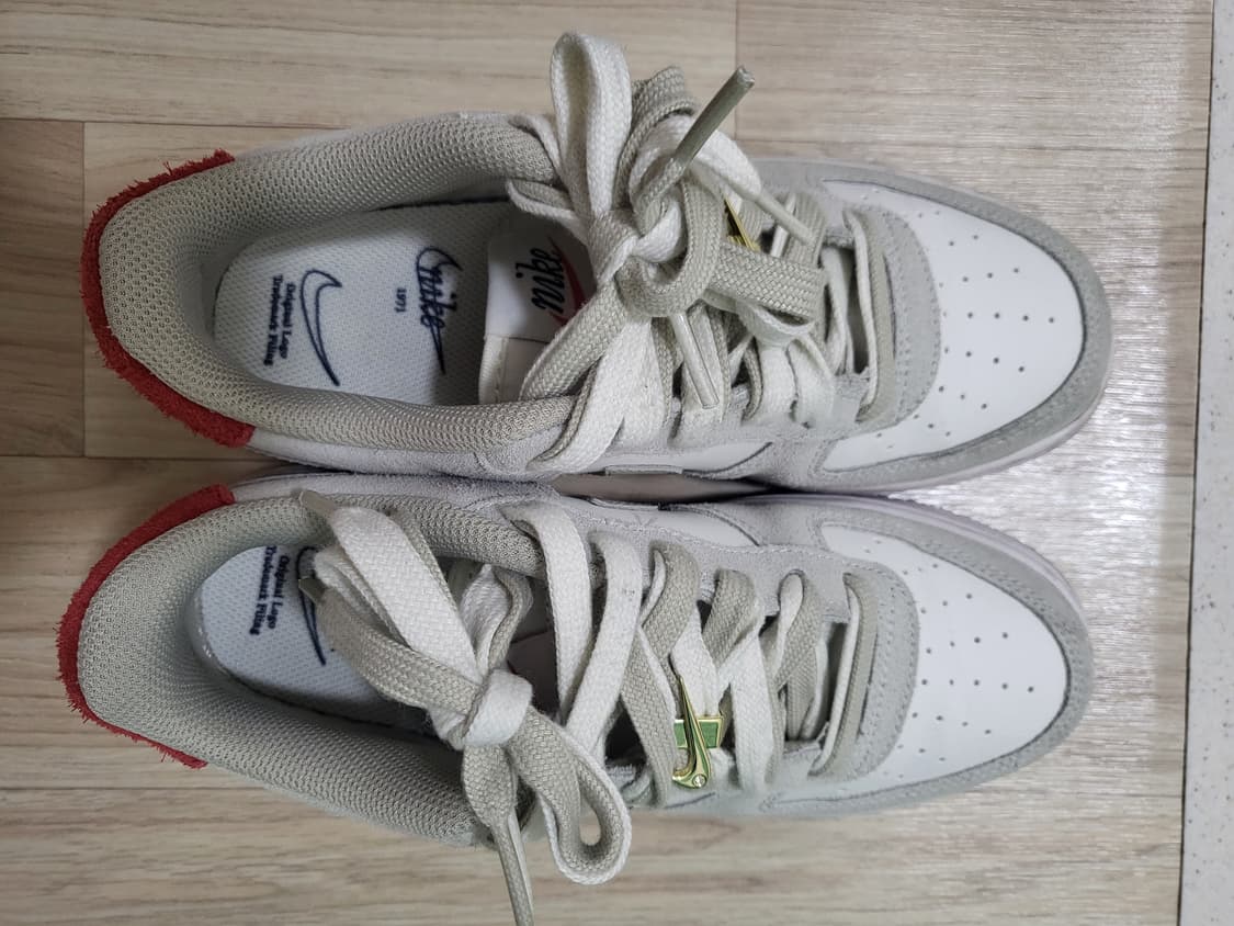 나이키 50주년기념 우먼 에어포스1 GS 5Y 235 넓은볼 상품이미지4